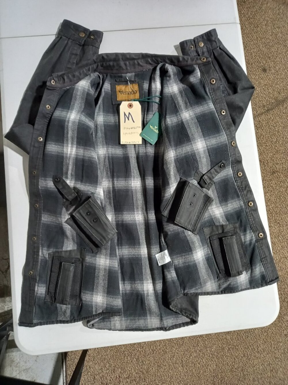 Bountyman Concealed Carry Shirt Jacket - Black | Medium - Picture 4 of 6